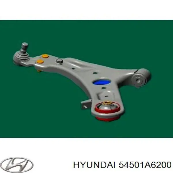 Важіль передньої підвіски нижній, правий Hyundai/Kia 54501A6200 ціна, від 37.04 USD