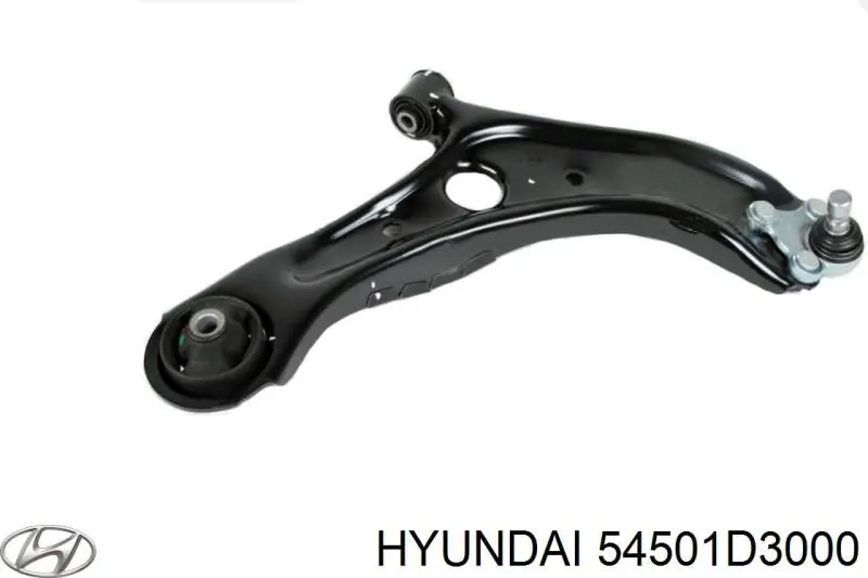 Важіль передньої підвіски нижній, правий Hyundai/Kia 54501D3000 ціна, від 76.25 USD