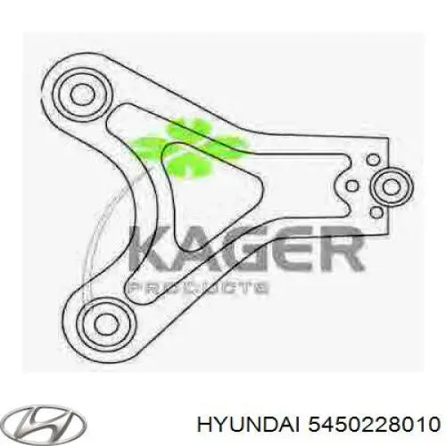 Важіль передньої підвіски нижній, лівий Hyundai Lantra 1 (Хендай Лантра)