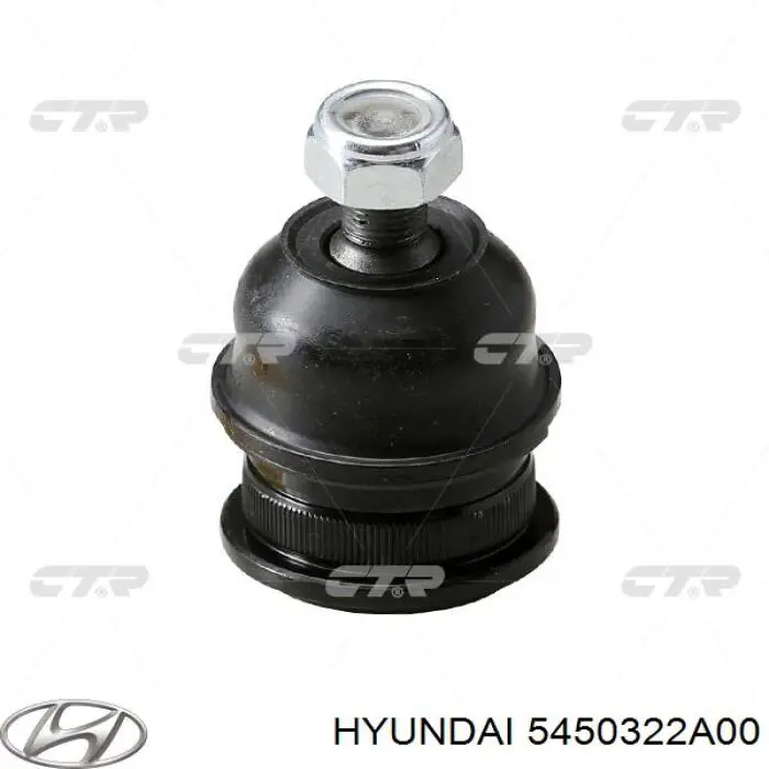 Кульова опора, нижня Hyundai/Kia 5450322A00 ціна, від 8.82 USD