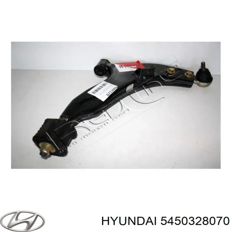  Важіль передньої підвіски нижній, правий Hyundai Lantra 1