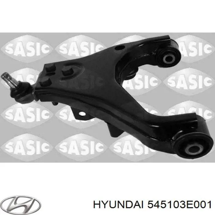 Важіль передньої підвіски нижній, лівий 545103E001 Hyundai/Kia