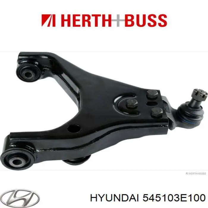 Важіль передній лівий Hyundai/Kia 545103E100 ціна, від 19.00 USD