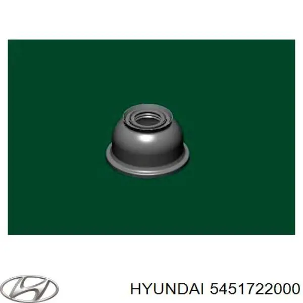 5451722000 Hyundai/Kia пильник опори кульової нижній