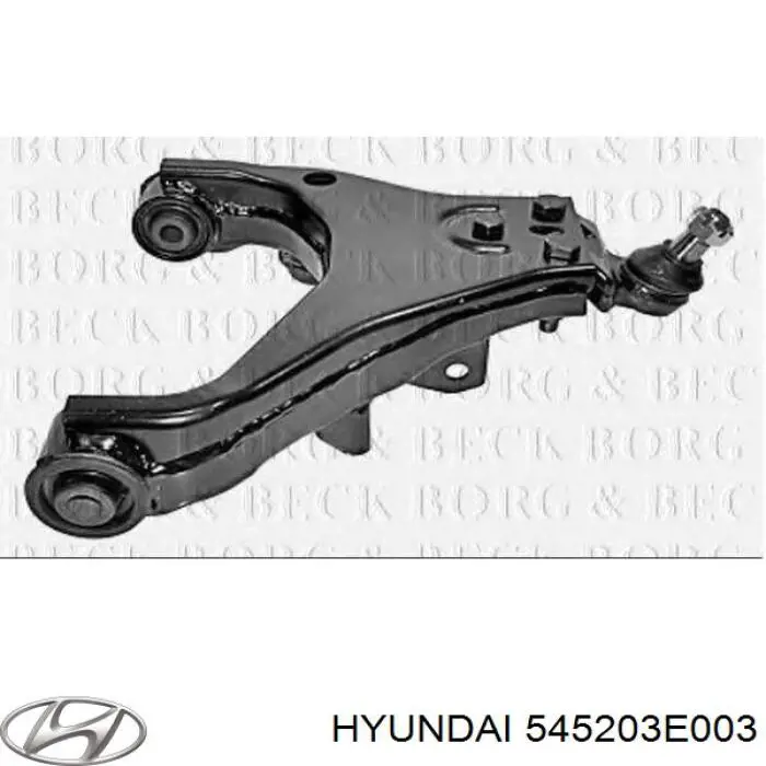 545203E003 Hyundai/Kia Важіль передньої підвіски нижній, правий