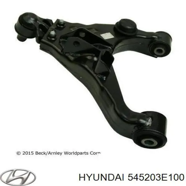 Важіль передньої підвіски нижній, правий Hyundai/Kia 545203E100 ціна, від 23.90 USD