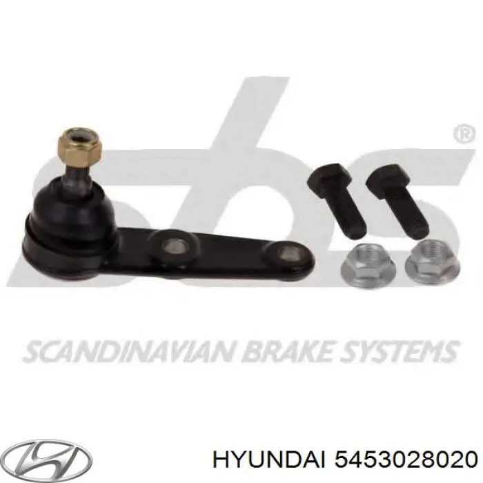 Кульова опора, нижня Hyundai/Kia 5453028A00