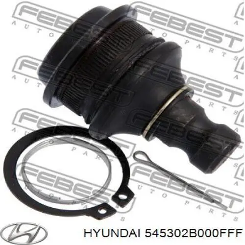 Кульова опора, нижня Hyundai/Kia 545302B000FFF ціна, від 11.95 USD