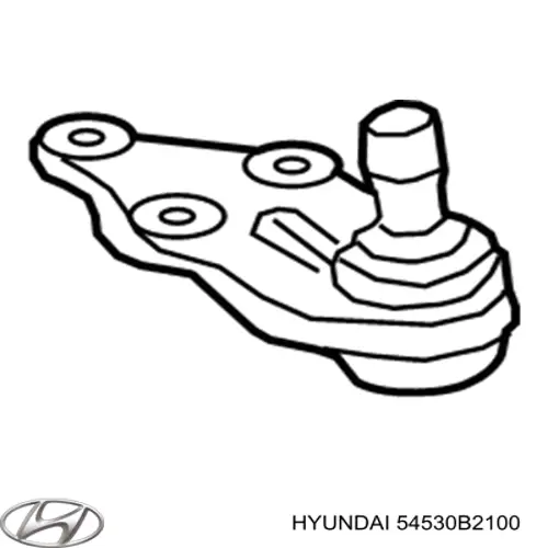 Кульова опора, нижня Hyundai/Kia 54530B2100