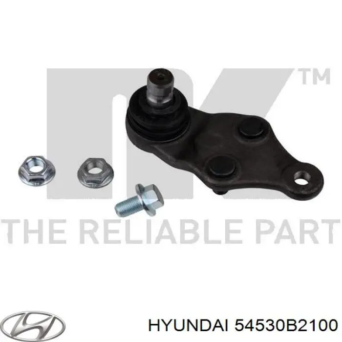 Кульова опора, нижня Hyundai/Kia 54530B2100 ціна, від 19.96 USD
