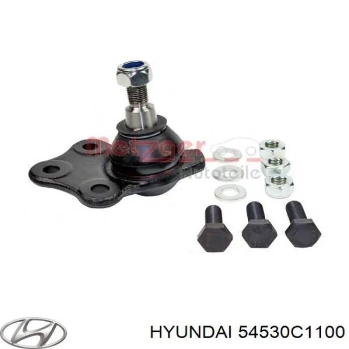 Кульова опора, нижня, права Hyundai/Kia 54530C1100 ціна, від 22.38 USD