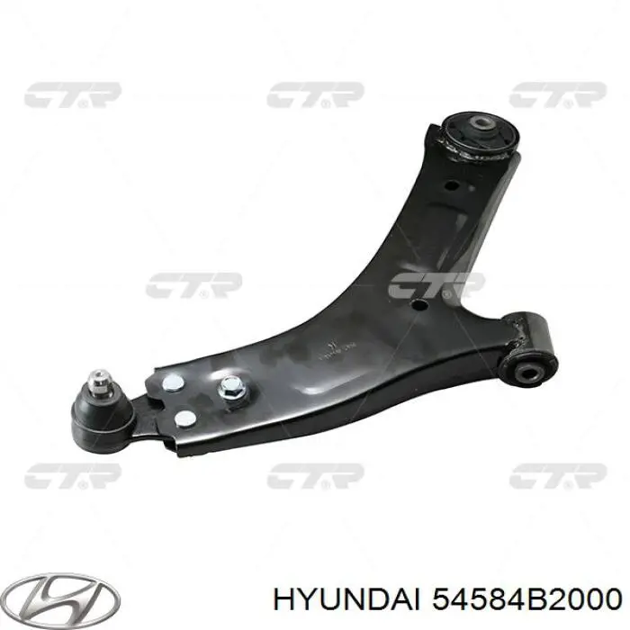 Сайлентблок нижнього важеля передньої підвіски Hyundai/Kia 54584B2000 ціна, від 10.57 USD