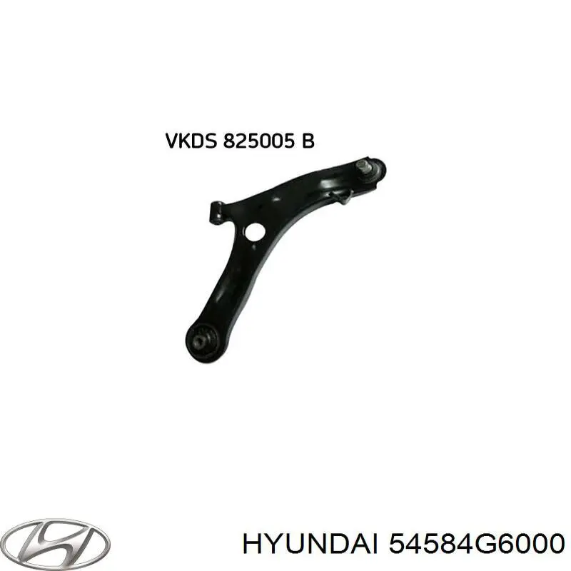 54584G6000 Hyundai/Kia Сайлентблок переднього нижнього важеля