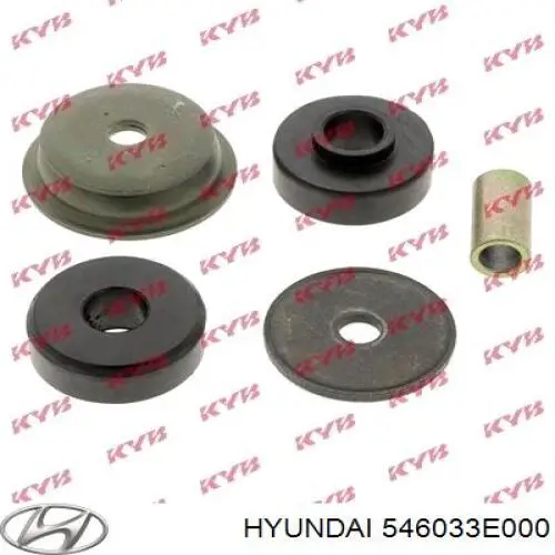 546033E000 Hyundai/Kia Втулка штоку переднього амортизатора
