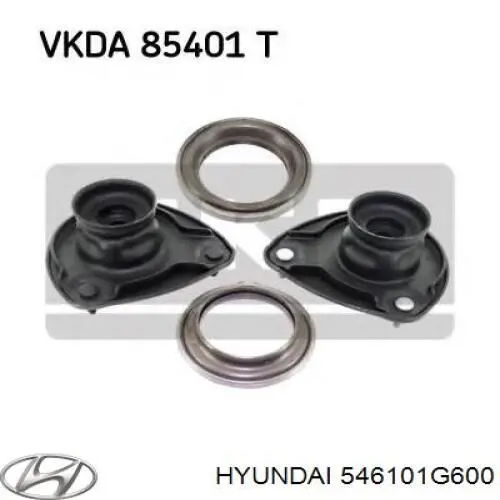 546101G600 Hyundai/Kia опора амортизатора переднього лівого