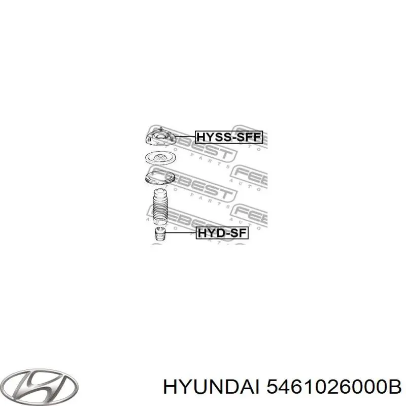 Опора амортизатора переднього 5461026000B Hyundai/Kia