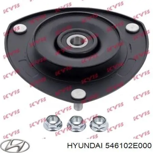 Опора стійки амортизатора переднього Hyundai/Kia 546102E000 ціна, від 16.57 USD