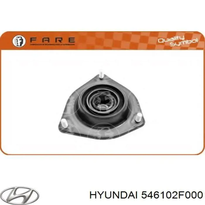 546102F000 Hyundai/Kia опора амортизатора переднього