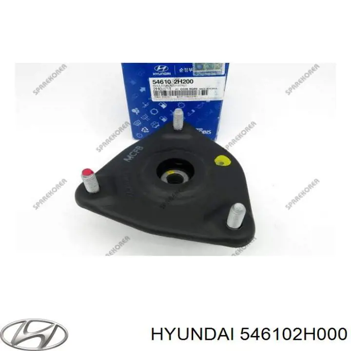 Подушка амортизатора переднього Hyundai/Kia 546102H000