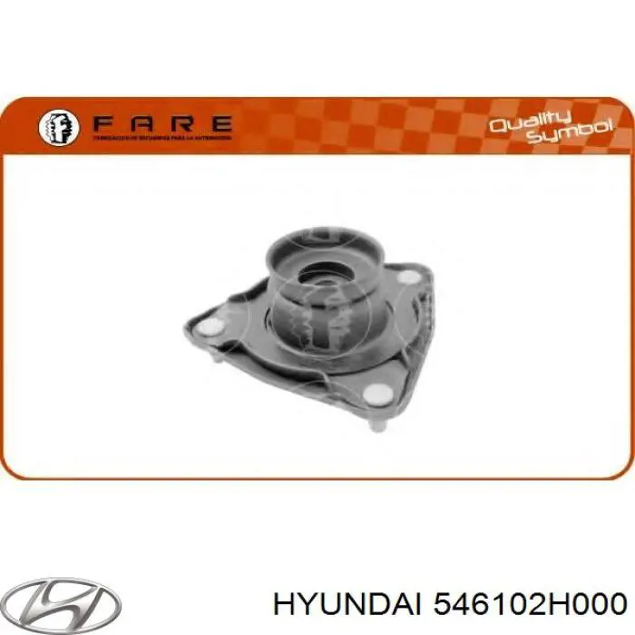 546102H000 Hyundai/Kia опора амортизатора переднього