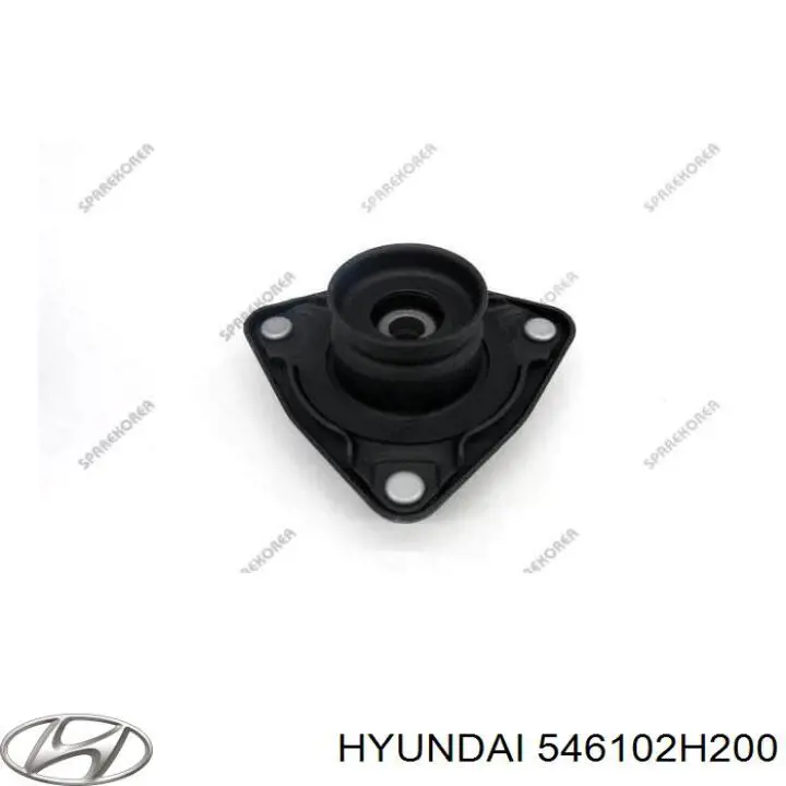Подушка амортизатора переднього Hyundai/Kia 546102H200
