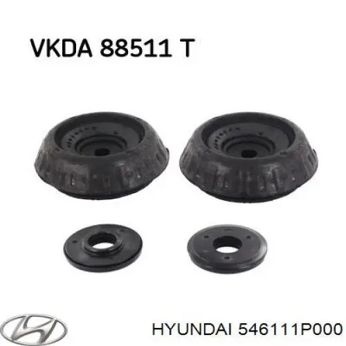 Опора стійки амортизатора переднього Denckermann D600250 ціна, від 14.40 USD