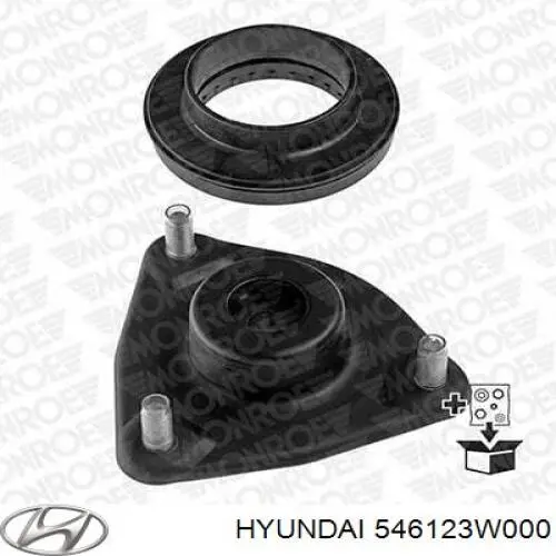 Купити 546123W000 Hyundai/Kia Підшипник опорний амортизатора, переднього