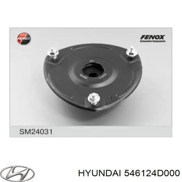 Купити 546124D000 Hyundai/Kia Підшипник опорний амортизатора, переднього
