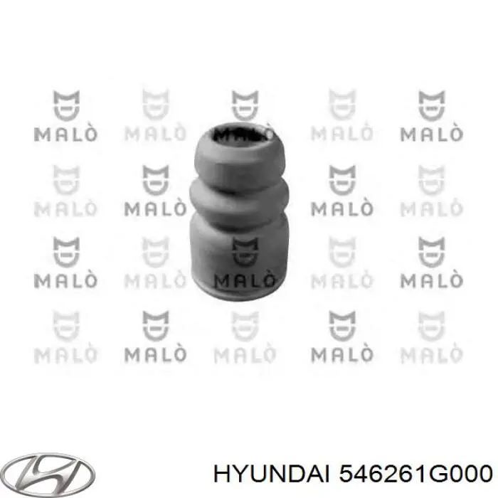 Буфер-відбійник амортизатора переднього Hyundai/Kia 546261G000 ціна, від 4.19 USD