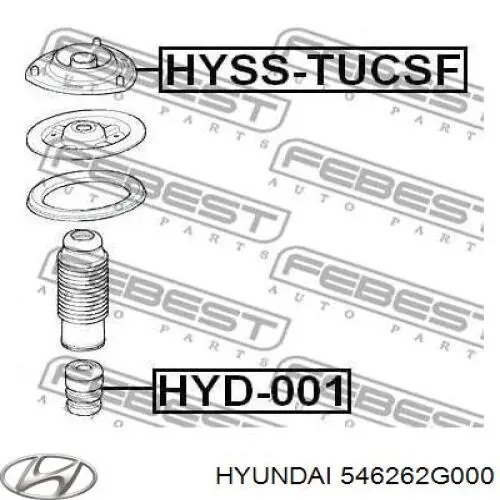 Купити 546262G000 Hyundai/Kia Буфер-відбійник амортизатора переднього