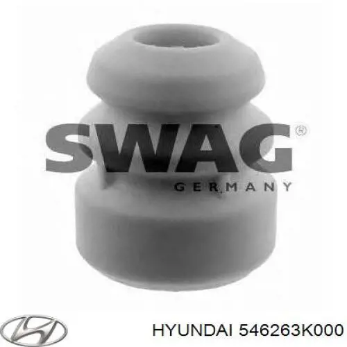 Буфер-відбійник амортизатора переднього Hyundai/Kia 546263K000 ціна, від 33.43 USD