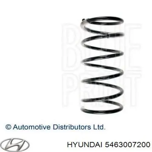 Пружина передня 5463007200 Hyundai/Kia