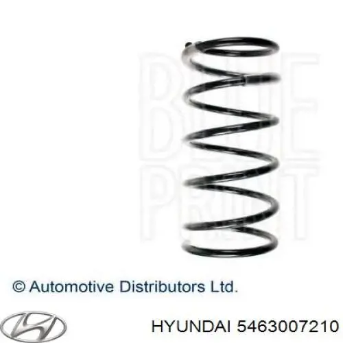 Купити 5463007210 Hyundai/Kia Гвинтова пружина підвіска