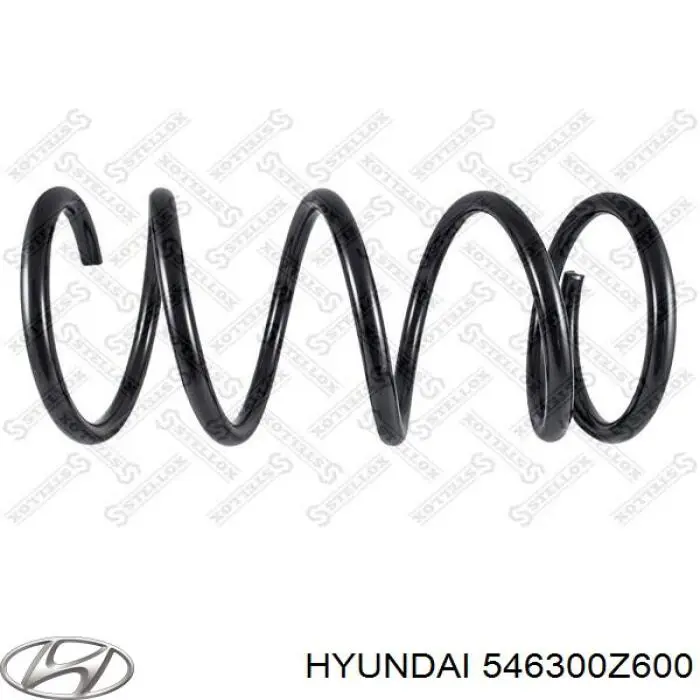 546300Z600 Hyundai/Kia пружина передня