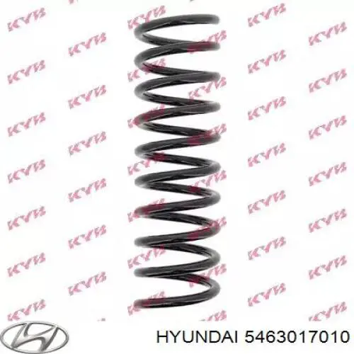 5463017010 Hyundai/Kia Пружина амортизатора передняя