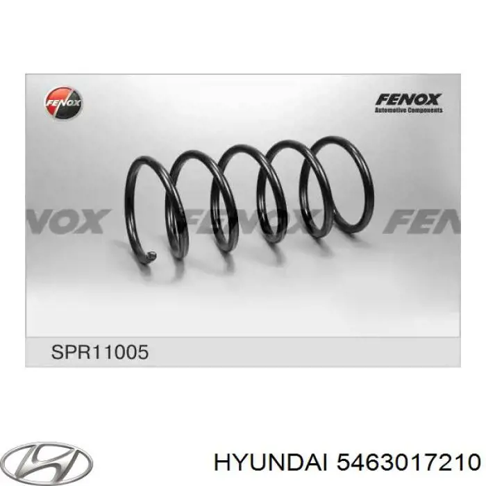 5463017210 Hyundai/Kia пружина передня