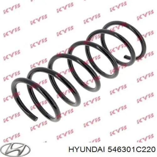 Пружина передня Hyundai/Kia 546301C220 ціна, від 19.22 USD