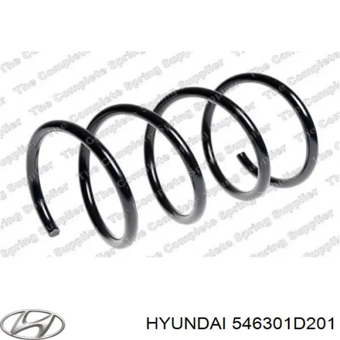 Пружина передня 546301D201 Hyundai/Kia