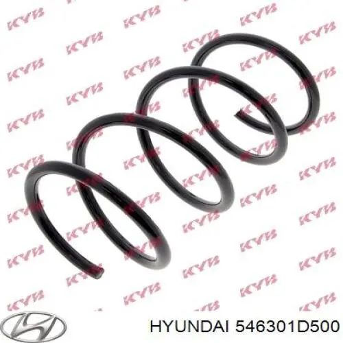 Пружина передня 546301D500 Hyundai/Kia