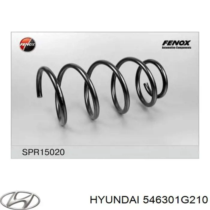 Пружина передня Hyundai/Kia 546301G210 ціна, від 21.80 USD