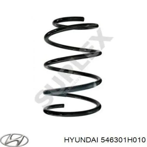 546301H010 Hyundai/Kia Пружина амортизатора передняя