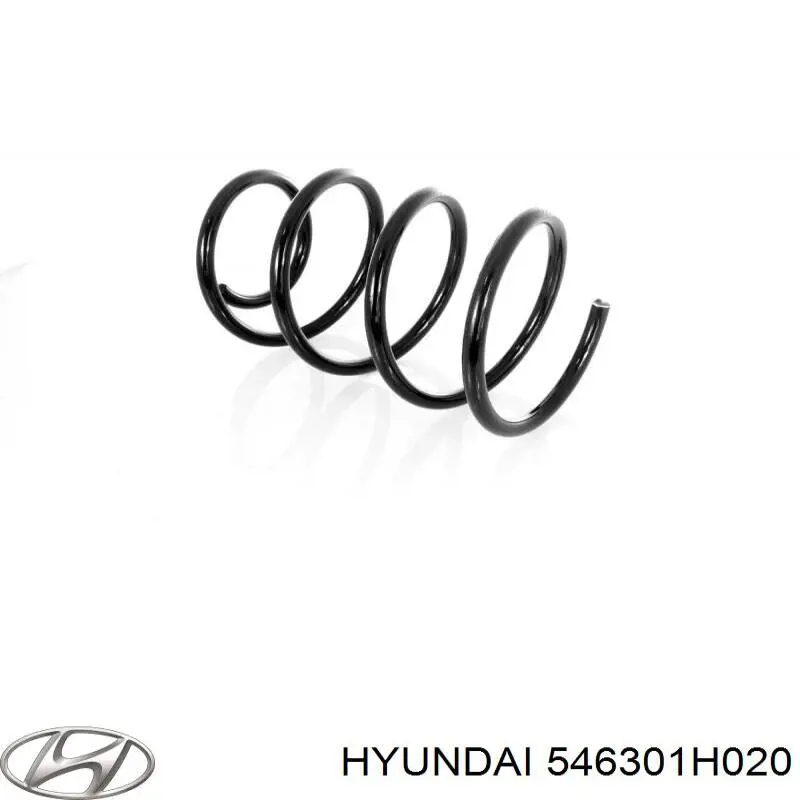Пружина передня Hyundai/Kia 546301H020 ціна, від 29.68 USD