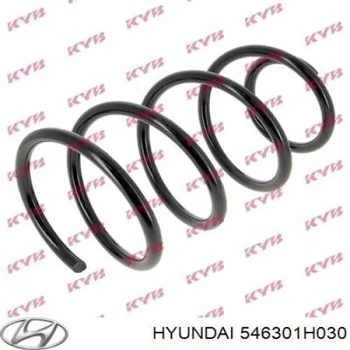 Пружина передня Hyundai/Kia 546301H030 ціна, від 32.19 USD