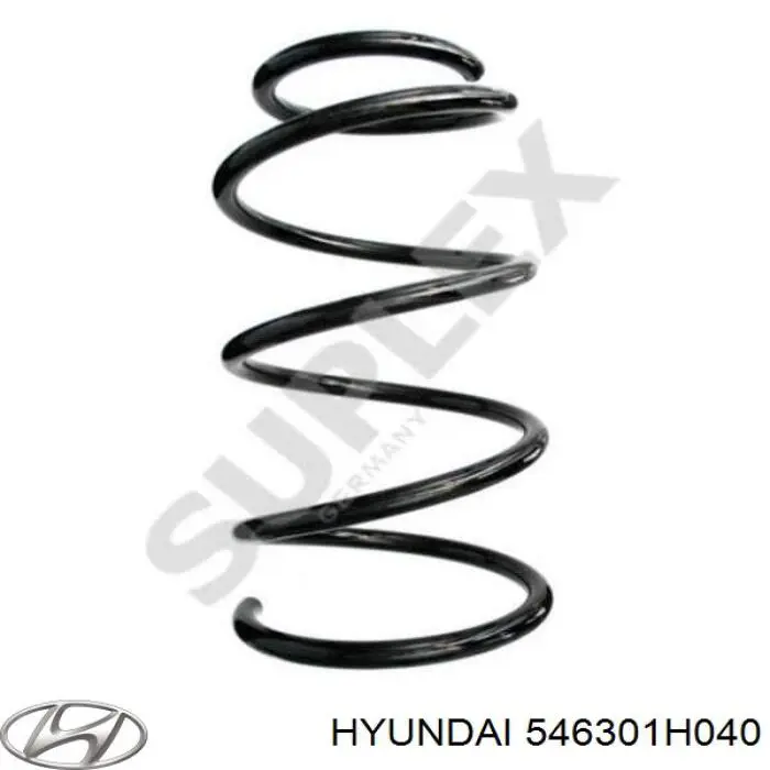 Пружина передня 546301H040 Hyundai/Kia