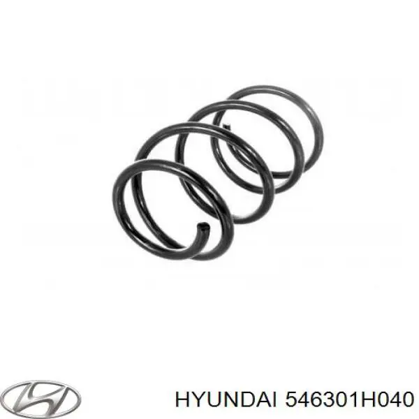 546301H040 Hyundai/Kia Пружина амортизатора передняя