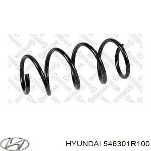 546301R100 Hyundai/Kia Пружина амортизатора передняя