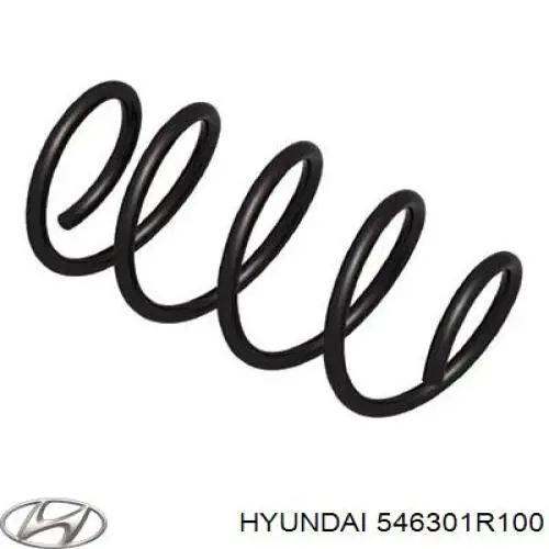 Пружина передня 546301R100 Hyundai/Kia