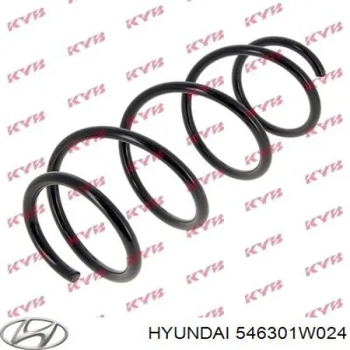 Купити 546301W024 Hyundai/Kia Гвинтова пружина підвіска