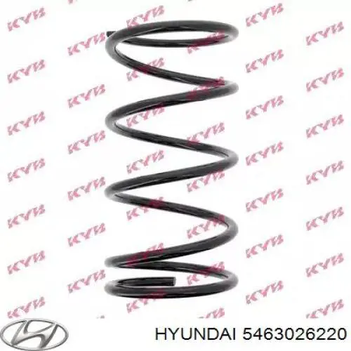 5463026220 Hyundai/Kia Пружина амортизатора передняя