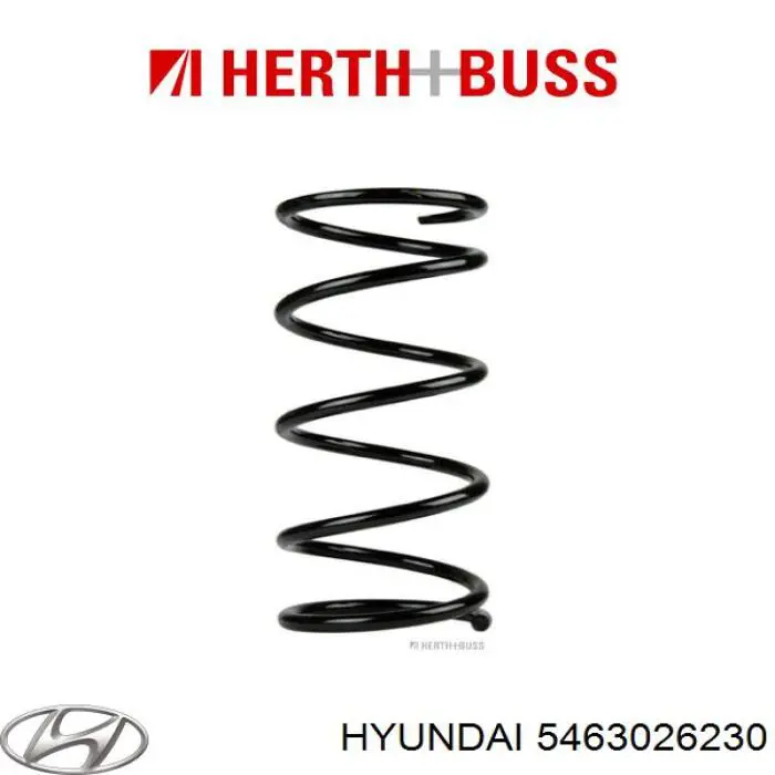 Пружина передня 5463026230 Hyundai/Kia